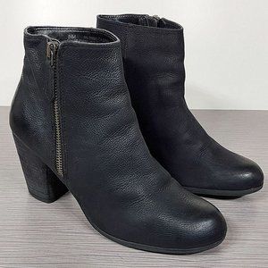 BP. 'Trolley' Leather Ankle Bootie, Black, Womens Various Sizes
